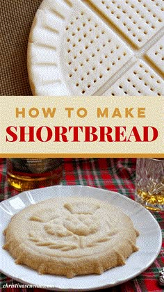 how to make shortbread on a plate