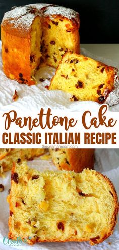 this is an image of a panettone cake