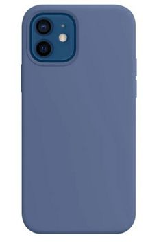 the back view of an iphone 11 case in blue, with its camera facing forward