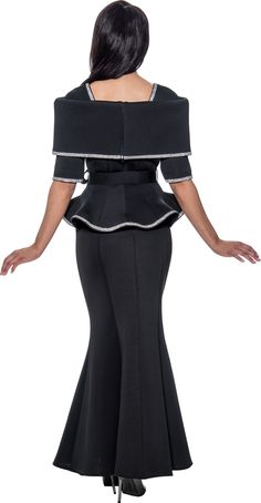 Stellar Looks 1692 2 piece Portrait Collar Scuba Skirt Suit Color: Black, Red, White Size: 8, 10, 12, 14, 16, 16W, 18, 18W, 20W, 22W, 24W, 26W Elegant Stretch Black Set, Elegant Two-piece Stretch Set, Fitted Black Two-piece Skirt, Black Two-piece Evening Set, Fitted Black Evening Sets, Elegant Two-piece Black Skirt, Elegant Black Two-piece Skirt, Black Stretch Evening Set, Black Stretch Evening Sets