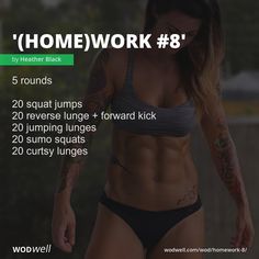 "(Home)WORK #8" Workout, Coach Creation WOD | WODwell At Home Crossfit, Home Crossfit, Heart Exercise, Emom Workout