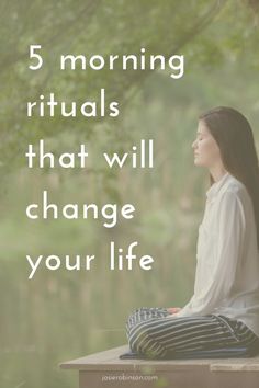 5 Simple Morning Rituals That Will Change Your Life — Josie Robinson Powerful Habits, Gratitude Jar, Grounding Techniques, Miracle Morning, Morning Meditation, Meditation Techniques, Morning Ritual, Mental And Emotional Health