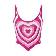 Y2k Women Knitted Camisole Fashion U-neck Striped Heart Backless Exposed Navel Vest Streetwear voguable Pink Sleeveless Y2k Crop Top, Y2k Style Pink Tank Top For Party, Red Sleeveless Y2k Crop Top, Y2k Pink Tank Top For Party, Red Y2k Sleeveless Crop Top, Pink Y2k Style Party Tops, Trendy Sleeveless Heart Print Tops, Pink Y2k Cami Crop Top, Heart Shaped Tops For Summer Parties