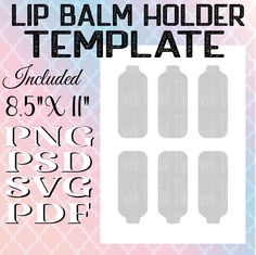 Cricut Lip Balm Holder, Lip Balm Stick, Lip Balm Holder, Lipstick Holder, Cricut Files, Chapstick Holder, Star Words, Cricut Creations, Heart Melting