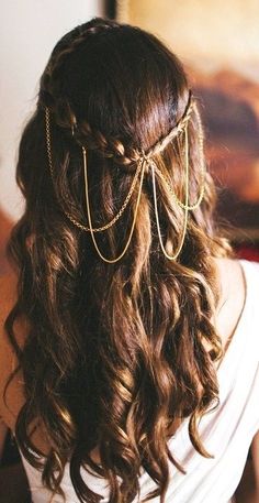 Hair Chains, Frontal Hairstyles, Wedding Hairstyles For Long Hair, Elegant Hairstyles, Gorgeous Hair, Trendy Hairstyles, Weave Hairstyles