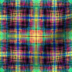 an abstract plaid pattern in green, yellow and red colors photo by shutterstocker