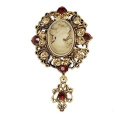 PRICES MAY VARY. Type: cameo brooch Size: 2.8*1.6inch/ 7.1*4.1cm Material: Alloy, Rhinestone Color: Gold, Silver Package include: 1pcs brooch Gemstone Brooch, Vintage Rhinestone Brooch, Vintage Cameo, Cameo Brooch, Brooch Jewelry, Crystal Brooch, Rhinestone Brooches, Vintage Rhinestone, Victorian Fashion