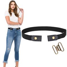 PRICES MAY VARY. ☘ Stretchy Belt Strap- Super comfortable and soft elastic strap for women/men/child and the old,a fantastic stretch web belt with high quality durable leather for the whole family.No curb,hassle and buckle bulge,allows free and casual movement. ☘ Bonus Interlocking Buckle- Practical interlocking clasp makes it two ways to wear.Not only a perfect belt for pants and jeans,but also a fashion accessory for dresses,down jacket,wind coat and sweaters.And it will reduce the stress on p Wind Coat, Belt For Women, Stretch Belt, Buckle Belt, Pair Of Pants, Dressed Down, Waist Belt, Belts For Women, I Dress