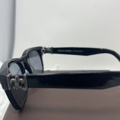 Chrome Hearts Gittin Any? Men’s Prescription Sunglasses 49-19-145 Black Good Used Condition Minor Wear (Frame Only-Prescriptions) Please See Pics For Condition Heart Accessories, Chrome Hearts, Prescription Sunglasses, Sunglasses Accessories, Black Color, Mens Accessories, Conditioner, Sunglasses, Frame