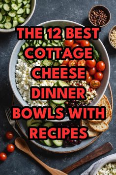 A photo of a cottage cheese dinner bowls Mexican Cottage Cheese Bowl, Buffalo Cottage Cheese Bowl, Cottage Cheese Dinner Recipes Healthy, Cottage Cheese Dinner Bowl, Bariatric Meals For One, Cottage Cheese Enchilada Bowl, High Protein Recipes With Cottage Cheese, Ways To Eat Cottage Cheese Healthy, Cottage Cheese Bowl Ideas