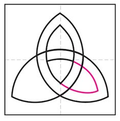 an image of two intersecting lines in the shape of a triangle