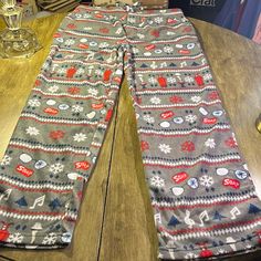 A Christmas Story Mens Size Large Gray Fleece Pajama Lounge Pants Brand New Without Tags. A Christmas Story Images With Snowflakes Extra Soft Fleece Drawstring Button Fly Pants Smoke Free Home. Casual Holiday Pants For Christmas, Casual Christmas Holiday Pants, Casual Pants For Winter Holiday, Cozy Winter Pants For Pajama Party, Cozy Christmas Bottoms For Pajama Party, Casual Christmas Bottoms For Sleepovers, Cozy Winter Bottoms For Pajama Party, Cozy Bottoms For Sleepover In Winter, Cozy Bottoms For Winter Sleepover