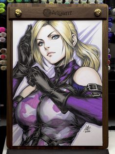 Nina Tekken, Nina Williams Tekken, Street Fighter Vs Tekken, Artgerm Art, Paint 2023, Stanley Lau, Tekken Girls, Stanley Artgerm, Nina Williams