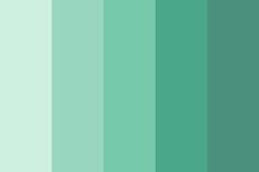 a green color palette with vertical stripes