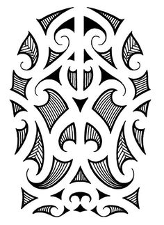 an intricate design in black and white