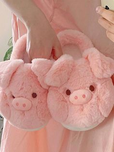 Women's Cute Pink Pig Design Indoor Slippers, Funny 3D Animal Styling, Anti-Slip Plush Warm Thick Sole Slippers, Suitable For Autumn And Winter Pink Preppy    Animal,Plain    Women Shoes, size features are:Bust: ,Length: ,Sleeve Length: Preppy Slippers, Slippers Funny, Pig Design, 3d Dog, Pink Preppy, Bedroom Slippers, Plush Slippers, Indoor Slippers, Home Slippers