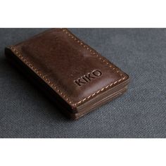 Kiko Leather Magnetic Money Clip | Brown 111brwn Leather Smooth Grain Card Holder For Gift, Leather Card Holder For Gift, Minimalist Brown Wallet With Rfid Blocking, Modern Leather Trifold Wallet For Everyday, Modern Everyday Leather Trifold Wallet, Rectangular Wallets With Waxed Finish For Everyday Use, Leather Card Holder With Waxed Finish As Gift, Leather Card Holder With Coin Pocket For Everyday Use, Brown Rectangular Trifold Wallet With Waxed Finish