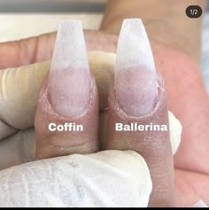 Ballerina Nails Shape, Ballerina Nails Designs, Coffin Shape Nails, Ballerina Nails, Coffin Nails Designs, Pretty Acrylic Nails, Types Of Nails