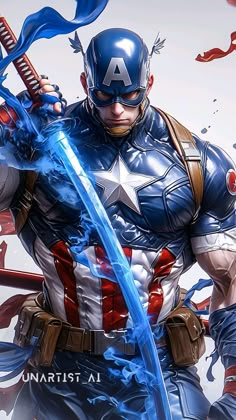 Avengers Vs Xmen, Captain America Artwork, Captain America Art, Avengers Cartoon, Shaolin Monks, Captain America Wallpaper, Marvel And Dc Characters, Funny Snaps