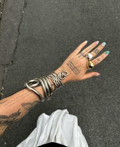 Michelle Lamy, Hands Nails, Nail Ring, Jewellery Silver, Dope Jewelry, Jewelry Lookbook, Dream Jewelry