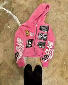 High Street Street Clothing Men Letter Printed Hooded Sweatshirt Y2k Autumn/Winter Retro Harajuku Pink Hoodie Outfit Men, Oversized Pink Hoodie, Y2k Autumn, Harajuku Men, Sweatshirt Y2k, Street Clothing, Harajuku Women, Style Gothic, Streetwear Fits