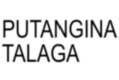 the words putangna talga are in black and white letters on a white background