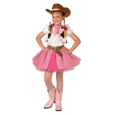 Girls Cowgirl Costume, Cowgirl Costume Kids, Costume Cowgirl, Vestidos Country, Traje Cowgirl, Cowgirl Halloween Costume, Rodeo Dress, Cowgirl Halloween, Cowgirl Outfit