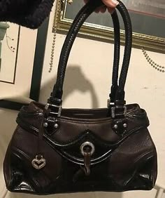 Leather Purse Aesthetic, Outfit With Purse, Aesthetic Purses, Big Purse, Vintage Designer Handbags, Brighton Purses, Bag Obsession