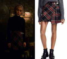 Worn On Tv, Wrap Mini Skirt, Clothes Style, Geek Chic, Plaid Skirt