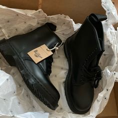 Reposhing This Item I Purchased From @Zoeyrocky. Still Nwt, I Just Had A Stretch Where I Bought Way Too Many Shoes!! Questions? Leave A Comment Below! Many Shoes, Dr Martens Black, Dr Martens Shoes, Martens Shoes, Dr. Martens, Bootie Boots, Ankle Boots, Women Shoes, Boots