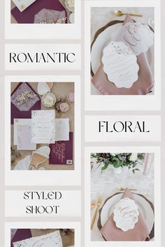 the wedding stationery is laid out and ready to be put into their guests'names