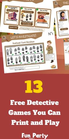 the 13 free interactive games you can print and play for kids to play on their own