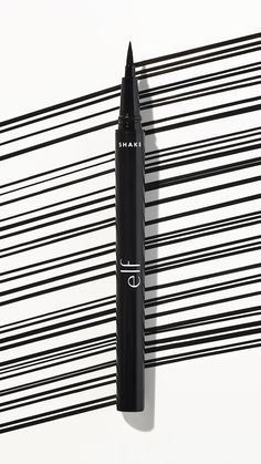 This waterproof liquid eyeliner pen easily creates thin or thick lines with intense color. The quick-dry smudge proof liquid eyeliner formula instantly enhances the lash line with long lasting color. The felt tip pen applies color smoothly without smudging, feathering, or running for complete precision. Pen Photography, Smudge Proof Eyeliner, Kajal Eyeliner, Liquid Eyeliner Pen, Waterproof Liquid Eyeliner, Collage Book, Cruelty Free Cosmetics, Elf Makeup, Halloween Makeup Looks