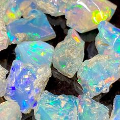 Stone Name : Opal Rough Origin : ETHOPIAN Color: AAA Weight Number Of Stone ; Luster : Excellent Treatment : 100% Natural Unheated Size : 3mm 5mm Approx If you are looking for any specific size , or shape related to your project , please reach to us through private message. Drilling of any type not limited to Through Drill and Side Drilled can be done , please specify the drill hole size, We invite custom made orders for special assortment or specific size, We can also make finished jewelries if requested and agreed on specifics like chain type , plating type , stone size , clasp assembly / We have got good range of findings for jewelry and any plating ( Gold , Rose Gold , Yellow Gold , Micron , Vermeil ) can be attained at competitive price. Gemstone picture shown are of actual gemstone t Opal Aesthetic, Rainbow Things, Jewelry Market, Mining Company, Raw Opal, Pretty Rocks, Jewellery Marketing, Crystal Opal, Minerals And Gemstones