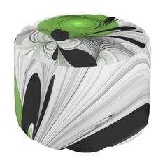 Abstract Black And White, Monochrome Color, Lime Green, Black And White