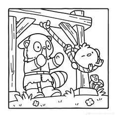 the simpsons characters are playing with each other in this cartoon coloring page for adults and children