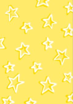 yellow and white stars on a light yellow background