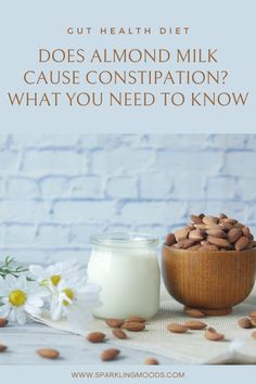 Discover the impact of almond milk on your digestive health. Learn whether almond milk causes constipation and how it fits into a gut health diet. | gut health diet | almond milk | digestive wellness | health tips Gut Health Diet, Dairy Free Alternatives, Creative Snacks, Homemade Almond Milk, Prevent Constipation, Dairy Free Cheese, Healthy Lifestyle Tips, Unsweetened Almond Milk, Healthy Gut