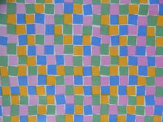 an image of a colorful cloth with squares on it