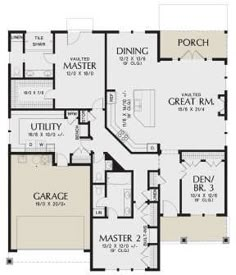 the first floor plan for this house