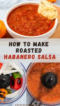 how to make roasted habanero salsa