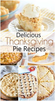 delicious thanksgiving pies and pie recipes