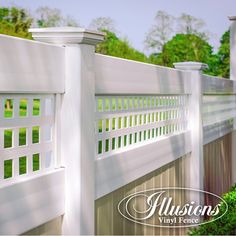 an image of a white picket fence