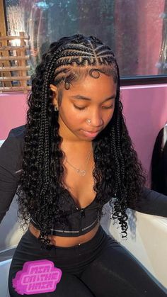 Sew In Hairstyles, Feed In Braids Hairstyles, Box Braids Hairstyles For Black Women, Cute Braided Hairstyles, Braids Hairstyles Pictures, Braided Cornrow Hairstyles, Cute Box Braids Hairstyles, Quick Braided Hairstyles