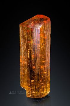 Imperial Topaz - Minas Gerais Brazil Topaz Crystal, Imperial Topaz, Precious Gems, Crystals Minerals, Minerals Crystals, Rocks And Minerals, Rocks And Crystals