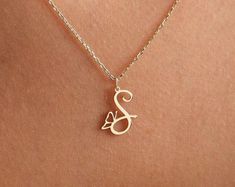 Letter S Jewelry, S Pendent Designs, S Letter Necklace, S Pendant Letter Gold, S Locket Letter Gold, S Letter Pendant, Letter S Necklace, Xare, Jewelry Hacks