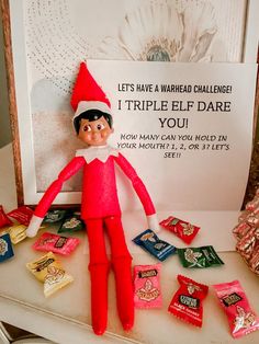 Quick and easy Elf 2 Days Left, 2 Elfs Ideas, Elfs First Day Back Ideas, Elf On The Shelf Pets Ideas, Elf On The Shelf Kit Ideas, Diy Elf On The Shelf Accessories, Elf Kit Ideas, Elf On The Shelf Ideas With 2 Elves, Elf On The Shelf Kits