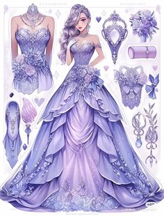 Ethereal Fashion, Dreamy Images, Purple Quinceanera Dresses, Disney Wedding Dresses, Paper Doll Dress, Beautiful Long Dresses, Purple Prom Dress, Cute Dress Outfits, Fantasy Dresses