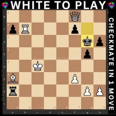 the white to play chess game is in move