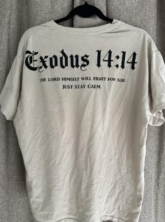 Create a meaningful and personalized statement of faith with our custom Bible verse t-shirt. This versatile tee allows you to choose any scripture that resonates with you, featuring your chosen verse on the back and a simple cross design on the front. Whether it's a verse that inspires you or a gift for someone special, this shirt is a perfect way to wear your faith. 👉🏼 Customizable Design: Choose any Bible verse to be printed on the back, with a minimalist cross graphic on the front. 👉🏼 GILDEN 64000 SHIRTS - SOFT STYLE  👉🏼 Material: 100% Cotton  👉🏼 Fit: Classic unisex fit for men and women. Available in various sizes. 👉🏼 Occasions: Perfect for casual wear, office humor, work-from-home attire, or gifting to a co-worker who can relate. 👉🏼 Care: Machine Wash, Warm With Like Color Unisex Christian Tee Shirts, Faith Based Tshirts, Faith Based Shirt, Jesus Shirts Christian Clothing Elevated Faith, John 15 7, Custom Bible, Cotton T-shirt With Faith Text Print, Christian Cross, Jesus Shirts